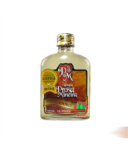 Cachaa Ouro Prosa Mineira - Amburana - 160 ml  + Caixa Exclusiva