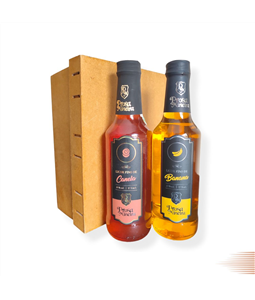 Kit 01 Licor Banana + 01 Licor Canela Prosa Mineira 275 ml