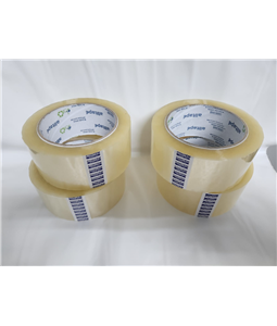 Kit 4 Fitas Transparentes 48 mm x 100 M
