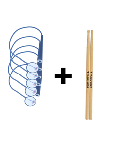 Kit com 5 trigger para pads e Bateria Eletrnicca