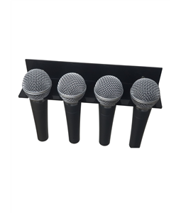 Suporte de parede para 4 Microfones Sonica